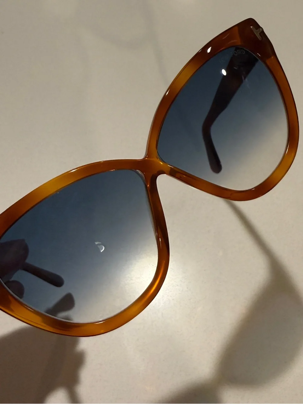 Tom Ford Women's Arabella Tortoiseshell Gradient Cat Eye Sunglasses